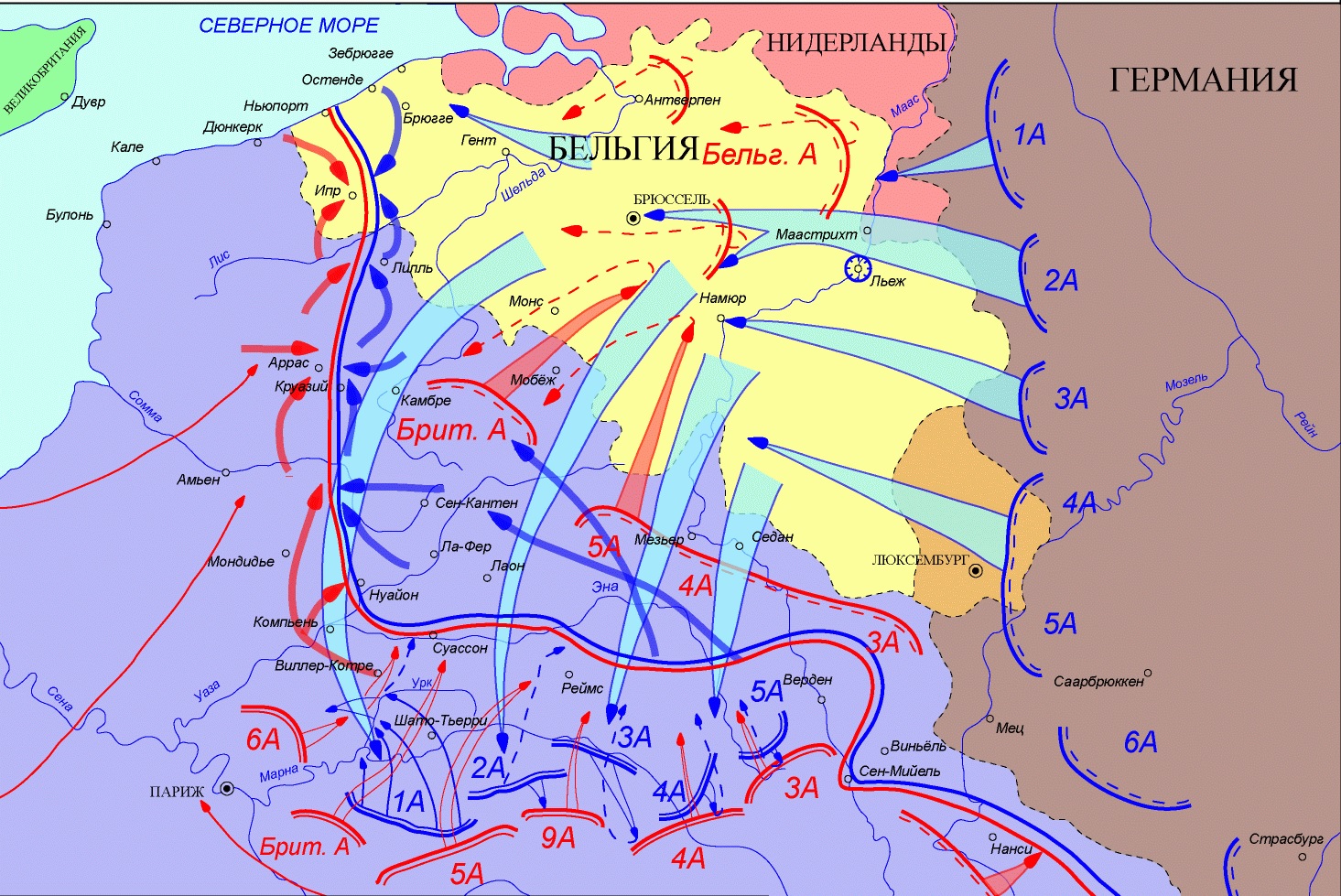 Планы германии в первой мировой войне